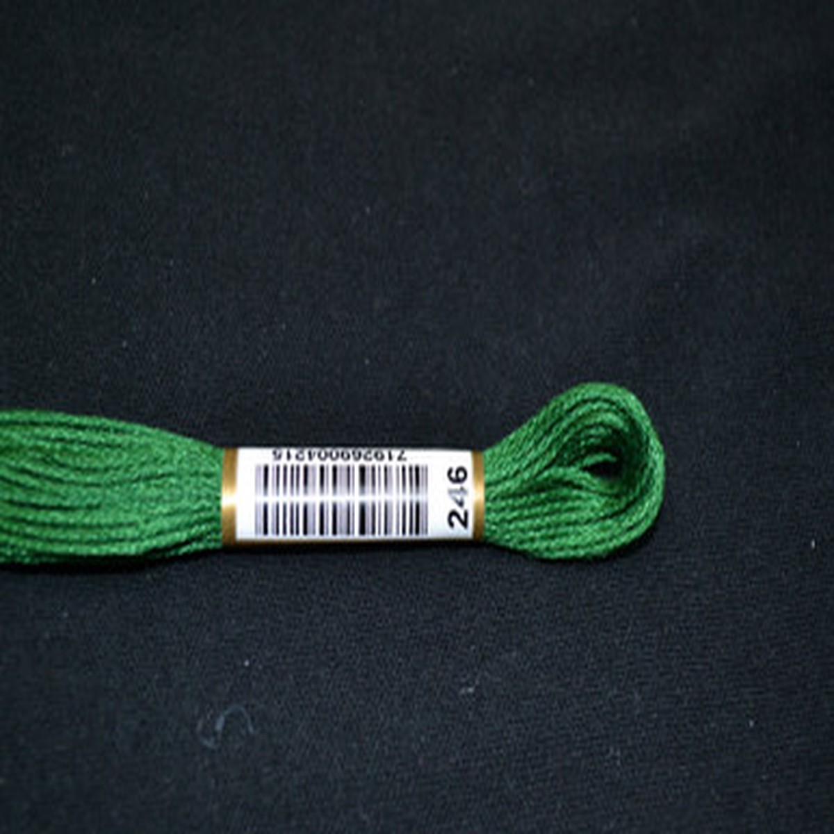 Anchor Cotton Threads for Embroidery Shade 246 Grass Green Very Dark